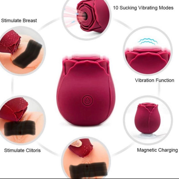 Rose vibrating clitoris "Soul Snatcher" toy